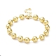 Rack Plating Brass Ball Chain Bracelets for Women(BJEW-G676-01D-G)-1