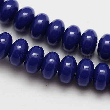 8mm DarkBlue Abacus Resin Beads