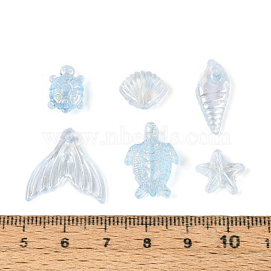 海をテーマにした透明アクリルビーズ(TACR-T028-69-01A)-4