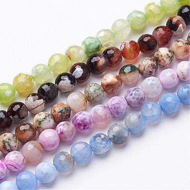 Natural Fire Crackle Agate Beads Strands(G-D210-8mm-M2)-2