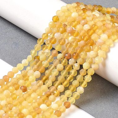 Yellow Round Yellow Opal Beads