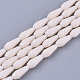 Opaque Solid Color Glass Beads Strands(GLAA-T009-001F)-1