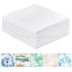 5Pcs Bleach Cotton Pocketing Grey Fabric, for DIY Painting, Garment Accessories, White, 1500x1000x0.3mm(FIND-PH0029-48)