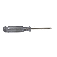 Transparent Small Cross Phillips Screwdriver, Repair Tool, Clear, 95mm(TOOL-WH0016-03)