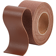 2M PVC Imitation Leather Ribbons, for Clothes, Bag Making, Saddle Brown, 37.5mm, about 2.19 Yards(2m)/Roll(SRIB-WH0011-125C-04)
