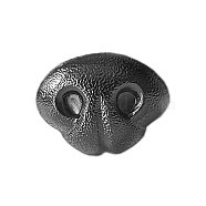 Plastic Craft Dog Noses, Doll Making Supplies, Black, 21mm(DOLL-PW0001-052C)