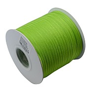 Polyester Organza Ribbon, Green, 1/8 inch(3mm), 800yards/roll(731.52m/roll)(ORIB-L001-01-550)