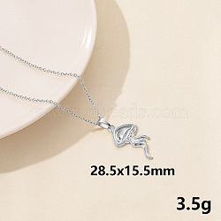 Stylish Ocean 304 Stainless Steel Octopus Pendant Necklace for Women(ZE1503-9)