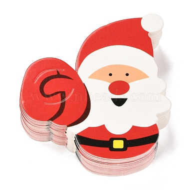 Christmas Theme Santa Claus Shape Paper Candy Lollipops Cards(CDIS-I003-03)-2