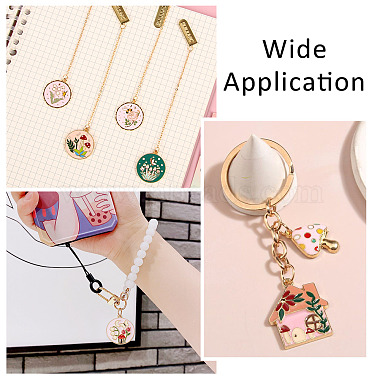 20Pcs 5 Style Rack Plating Alloy Enamel Pendants(ENAM-YS0001-09)-18