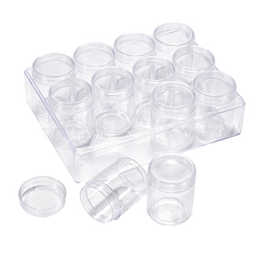 Recipientes de almacenamiento de abalorios de plástico(C002Y)-2