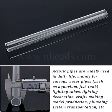 Round Transparent Acrylic Tube(AJEW-WH0324-76A)-3