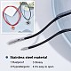 SUNNYCLUE 2Pcs 2 Colors Polyester Waxed Cords Necklace Making(MAK-SC0001-13B)-4