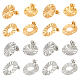 16Pcs 4 Style 304 Stainless Steel Stud Earring Findings(STAS-UN0031-23)-1