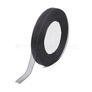 Organza Ribbon, Black, 3/8 inch(10mm), 50yards/roll(45.72m/roll), 10rolls/group, 500yards/group(457.2m/group)(RS10mmY039)