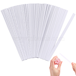 Perfume Paper Test Strips, for Aromatherapy Fragrance Scent Tester, White, Rectangle, 135x7x0.5mm, 100pcs/box(DIY-CP0009-85E)