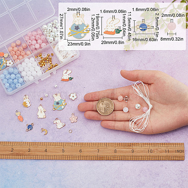 Sunnyclue наборы для изготовления браслетов на пасхальную тему своими руками(DIY-SC0020-25)-3