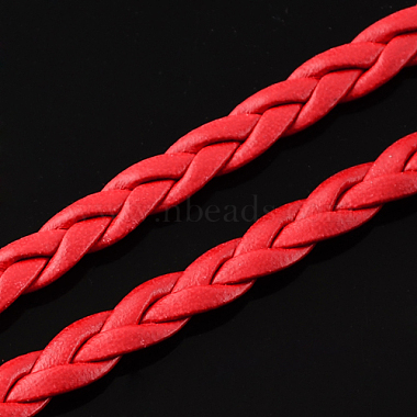 Braided Imitation Leather Cords(LC-S002-5mm-01)-2