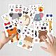 48 Sheets 8 Styles Paper Make a Face Stickers(DIY-WH0467-003)-5