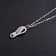 SHEGRACE Sweet Girls Rhodium Plated 925 Sterling Silver Pendant Necklaces(JN330A)-2