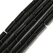 Natural Obsidian Beads Strands, Column, 6.5~7x2mm, Hole: 0.9mm, about 57pcs/strand, 14.96''(38cm)(G-F591-11)