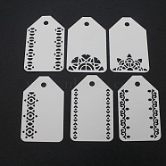 Carbon Steel Cutting Dies Stencils, for DIY Scrapbooking, Photo Album, Decorative Embossing Paper Card, Hang Tag, 133x133mm(SCRA-PW0016-184)