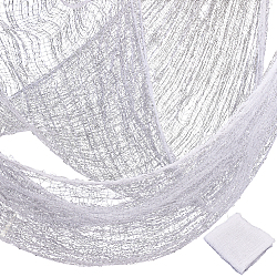 1Pc Halloween Decorative Gauze, for DIY Craft Party Decorations Supplies, White, 5000x1000x0.5mm(DIY-GF0011-75A)