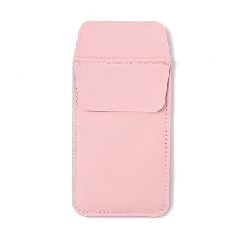 PU Leather Pen Bag, Nurse Pen Pocket, Rectangle, Pink, 162x81x5mm