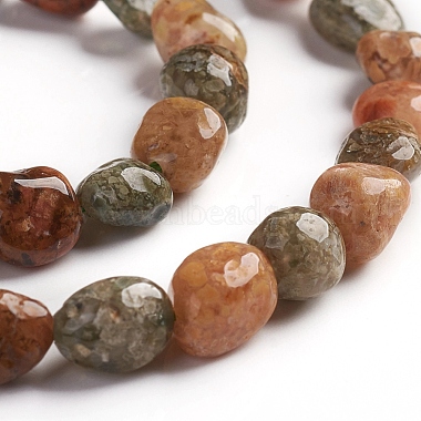 Natural Ocean Agate/Ocean Jasper Beads Strands(G-D0002-B28)-3