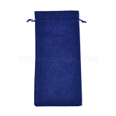Rectangle Polyester Imitation Burlap Packing Pouches(ABAG-N009-01A-07)-1