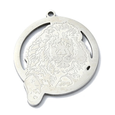 Stainless Steel Color Lion 201 Stainless Steel Pendants