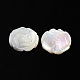 Natural White Shell Carved Cabochons(SSHEL-M022-07)-2
