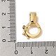 Rack Plating Brass Micro Pave Clear Cubic Zirconia Twister(KK-A222-03A-G)-3