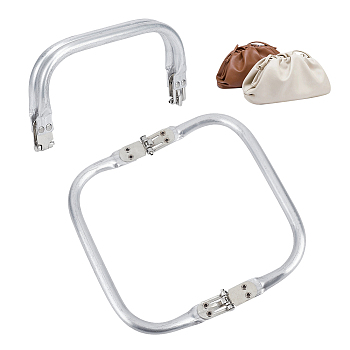 CHGCRAFT Aluminum Bag Handle, Bag Replacement Accessories, Silver, 8.8x16.2x2cm