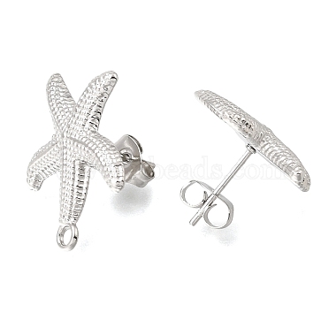 304 Stainless Steel Stud Earring Findings(STAS-D391-03B-P)-2