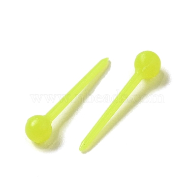 Plastic Tiny Ball Stud Earrings(EJEW-N022-01H)-2