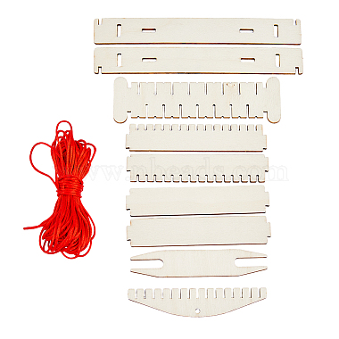 DIY Holzwebstuhl Kits(DIY-WH0502-06)-5