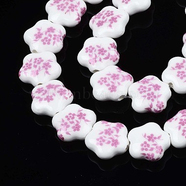 Handmade Porcelain Beads Strands(PORC-S502-036H-01)-3
