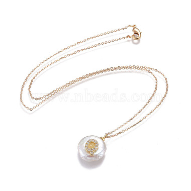 Brass Initial Pendants Necklaces(NJEW-JN02382-M)-2