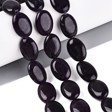 Dyed Natural White Jade Beads Strands(G-N370-01A-02)-1