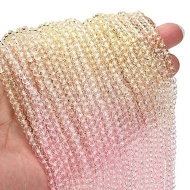 Transparent Painted Glass Beads Strands(DGLA-A034-T4mm-A25)-2