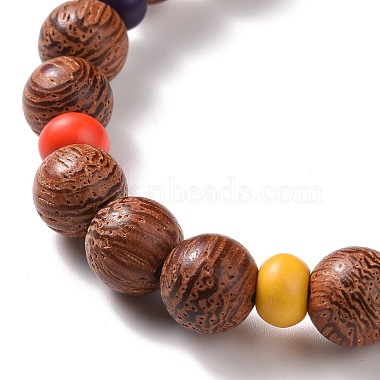 ensembles de bracelets en perles de bois(BJEW-JB09067)-3