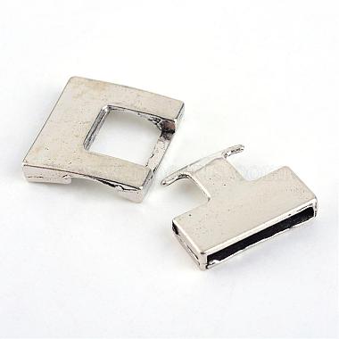 Tibetan Style Alloy Snap Lock Clasps(TIBEP-S298-030AS-LF)-3