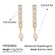 boucles d'oreilles pendantes ovales en acier inoxydable(ZU9248-8)-1