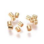 PVD Vacuum Plating 304 Stainless Steel Spacer Beads, Long-Lasting Plated, Column, Golden, 2x2mm, Hole: 1mm(STAS-I120-36-G)