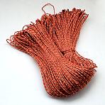 Polyester & Spandex Cord Ropes, 1 Inner Core, with Patterns, for Shoe Lace Cord Making, Red, 2mm, about 109.36 yards(100m)/bundle(RCP-R007-299)