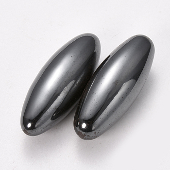 Synthetic Magnetic Hematite Decorations, Rice, 42~44x16mm