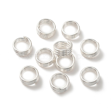 925 Sterling Silver Plated Ring Brass Split Rings
