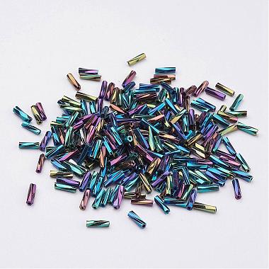 Glass Twisted Bugle Beads(SEED-E002-6mm-809#)-3