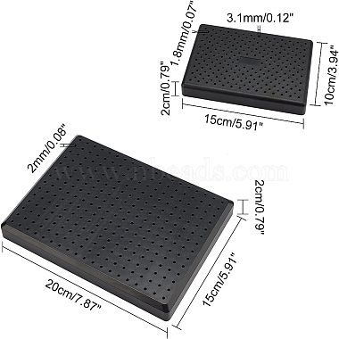 SUPERFINDING Plastic Painting Stand Base(DIY-FH0002-42)-5